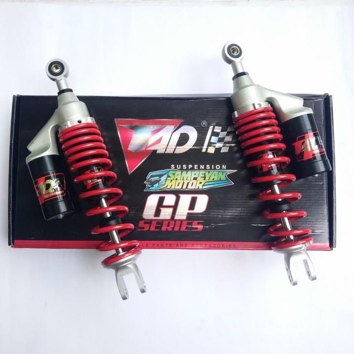 Shock Sok Skok Belakang Tad Racing Gp Series Yamaha N Max 335 Mm Merah Barang Langka