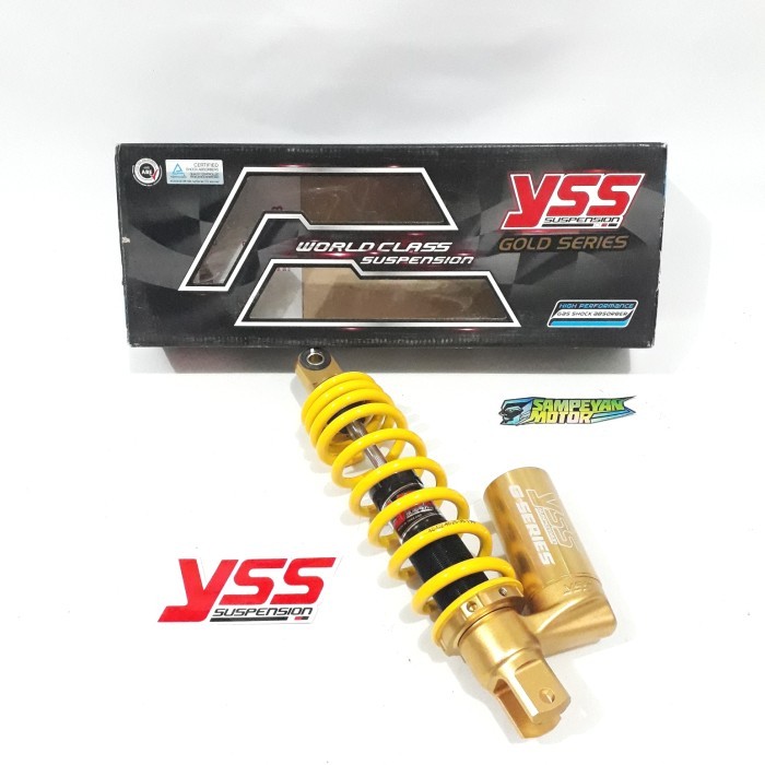 Shock Skok Belakang Matic 310Mm Tabung Bawah Kuning Yss New C-Euro Mio Barang Langka