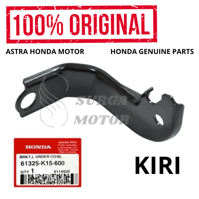 Bracket Dudukan Under Cowl Kiri Cb150R Streetfire Led K15M Original Honda Ahm 61325-K15-600 Besi Bra
