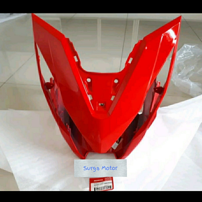 Cover Front Panel Tameng Batok New Beat Fi Esp 2016 2019 Merah Ori Ahm Barang Langka