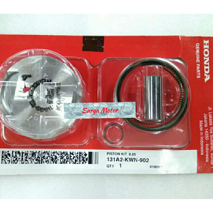 Piston Kit Vario 125 . Piston Kit Vario125 Os 25 Asli Ori Honda Ahm Barang Langka