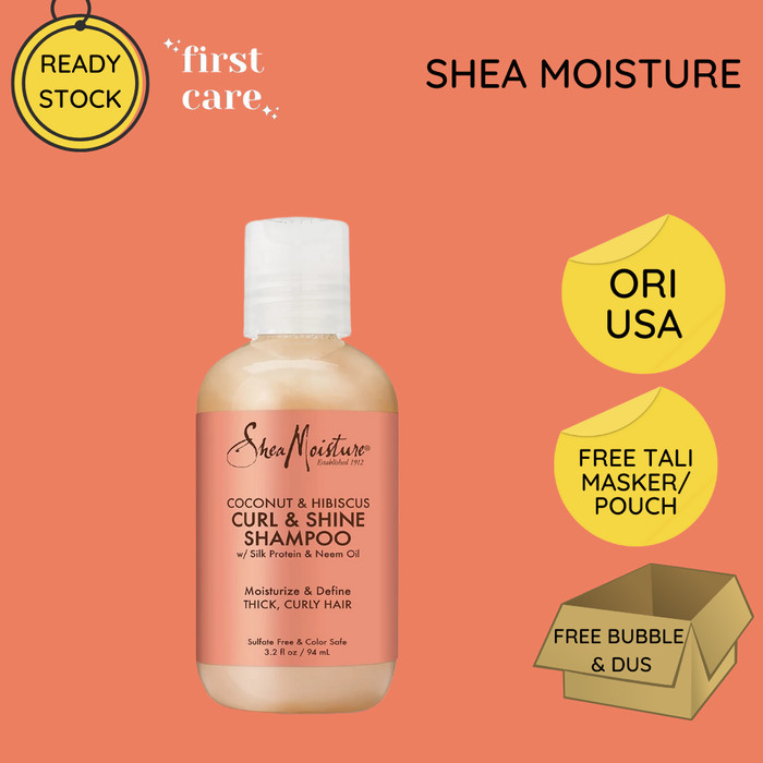Shea Moisture Coconut & Hibiscus Curl & Shine Shampoo Shampo