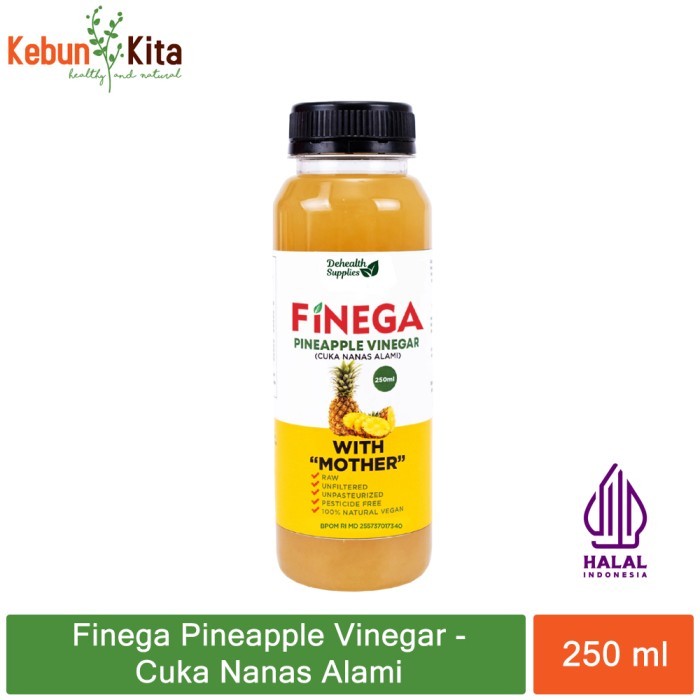 

Vinega Pineapple Vinegar with The Mother 250ml (Cuka Nenas Vinega)