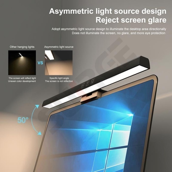 Suirge Monitor Light Bar Laptop Adjustable Reading Light Screen Terlaris