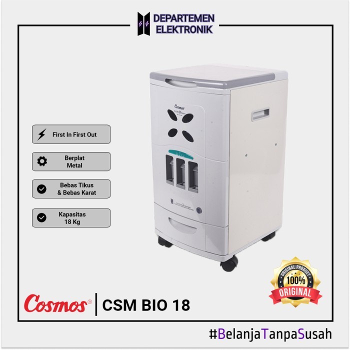 Cosmos Sarana Penyimpan Beras 18 Kg 18-Bio