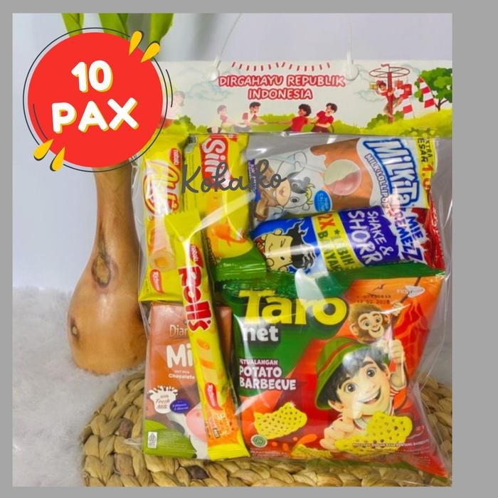

Paket Snack 17 Agustus Bingkisan Komplit 11K (10 Pax) Best Quality