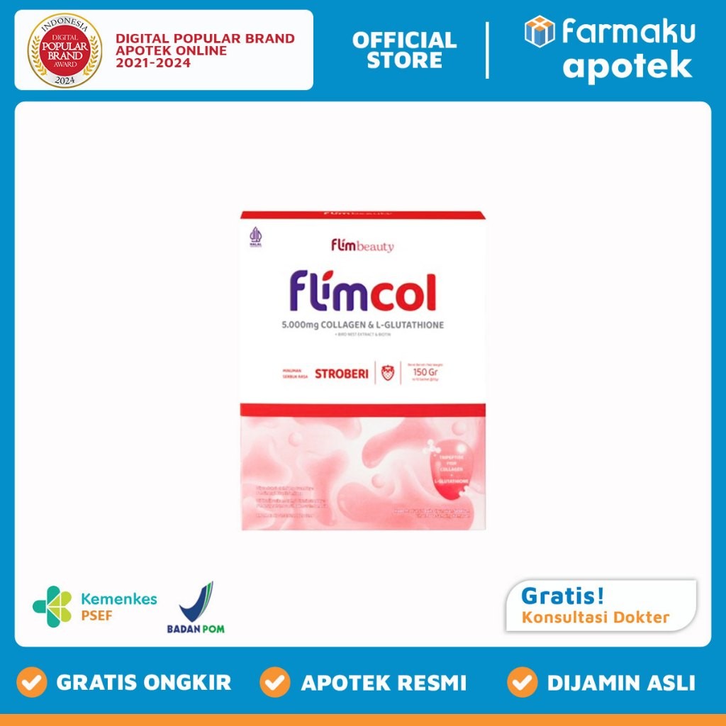 

Flimcol Stroberi Box 10 Sachet 15 gr - BIN