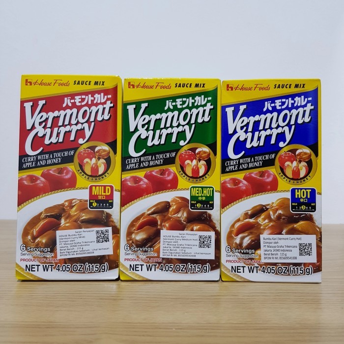 

HOT SALE! Vermont Curry 115gr - Bumbu kari Jepang