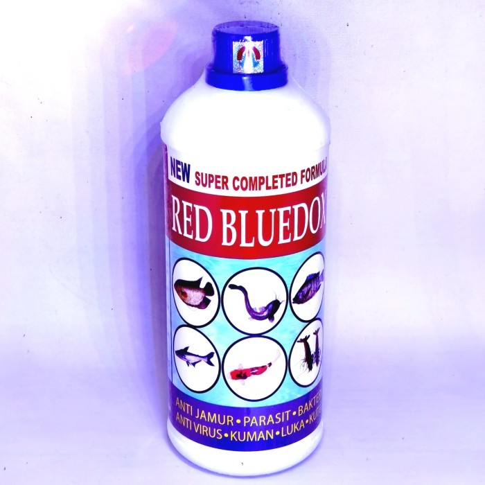 Jual [READY] Red Bluedox 1 Liter Obat Parasit Ikan