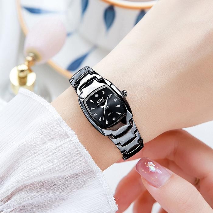 Opk Jam Tangan Wanita Original Anti Air Luminous Analog Stainless Steel Terbaru 2023 Women Watch