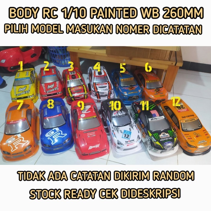 Body Rc Rally drift onroad 1/10 painted tamiya hsp ptg2 vrx zd lrp qd