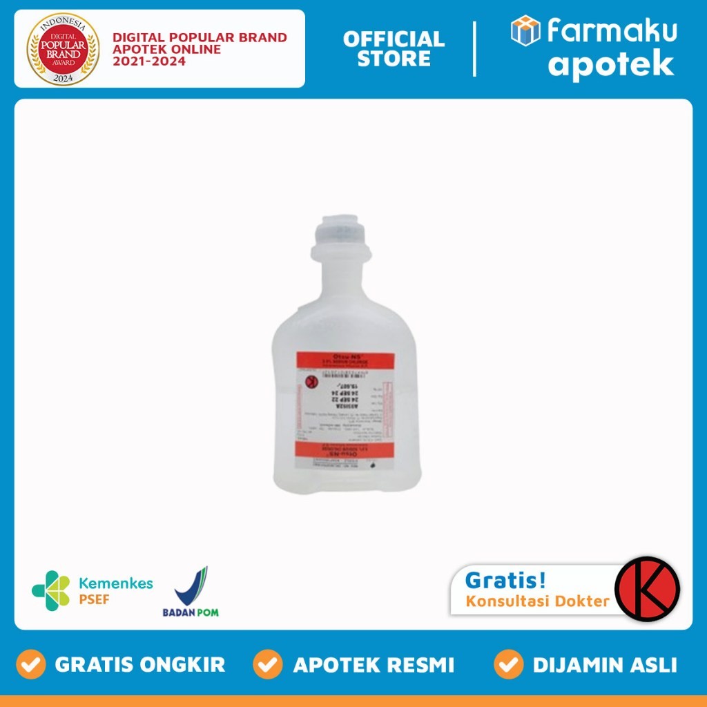 NaCl Natrium/Sodium Chloride 0.9 % Infus 100 ml - BYM