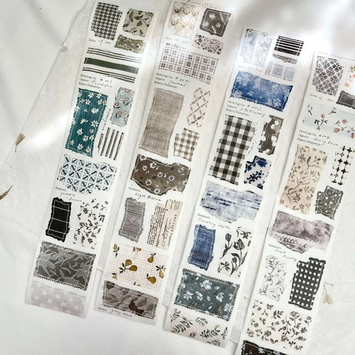 

Terbaru!! Pion Floral Cloth Kiss-Cut Washi Tape (Sampler) Cod