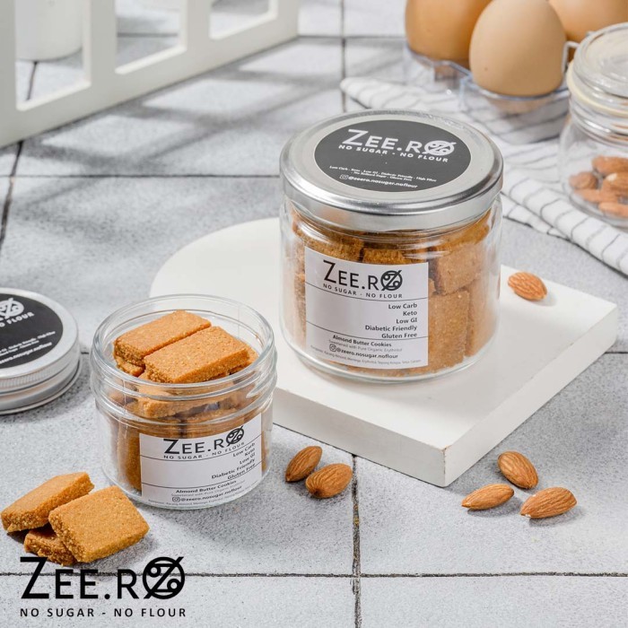 

Zeero Almond Butter Cookies / Low Carb / Low Gi / Gluten Free Harga Promo