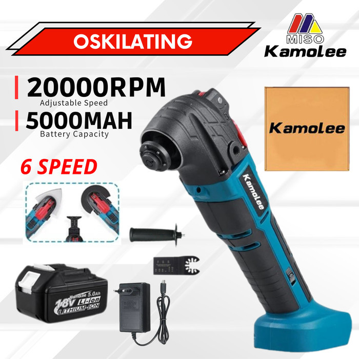 TERBARU Kamolee-Mesin Multi Oskilasi-Alat Pemotong DTM51/Cordless Oskilasi+Bat