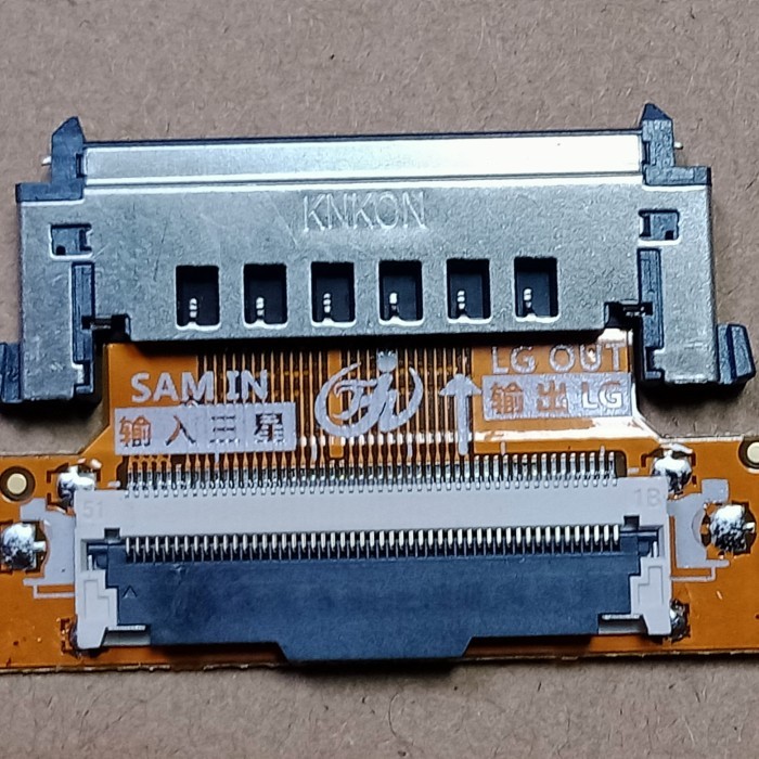 converter lvds fullhd dari mainboard samsung ke panel LG