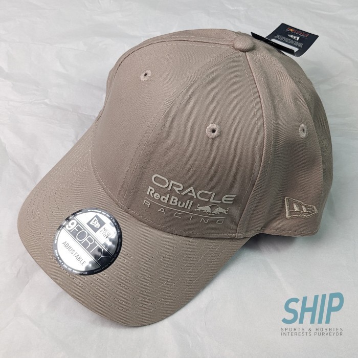 Topi Red Bull F1 original New Era seasonal almond brown cap 9forty formula 1 baru