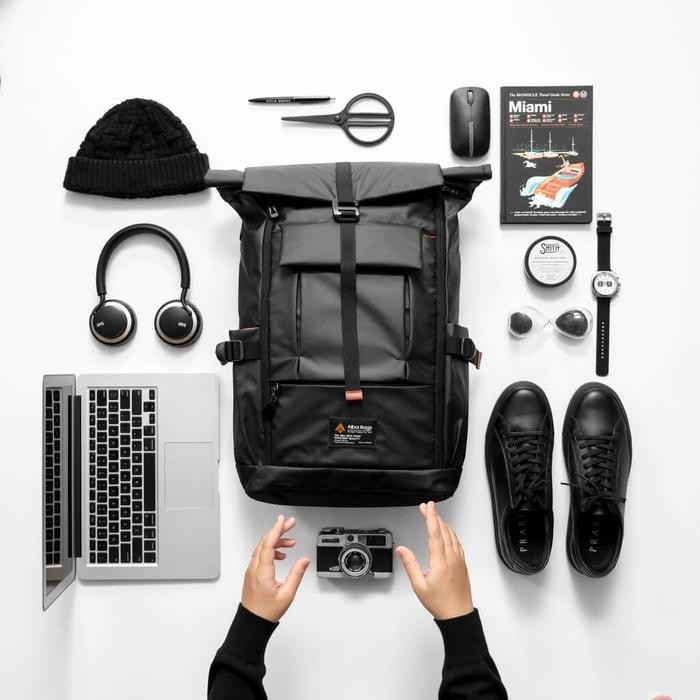 ALBA PROJECT I (PAKET BUNDLING) Backpack Vegas + Wasitbag Rex