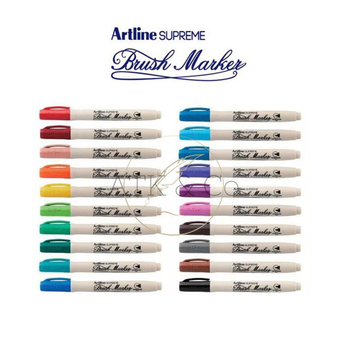 

Artline Supreme Brush Marker Pen Part 2 - Art Calligraphy Artline