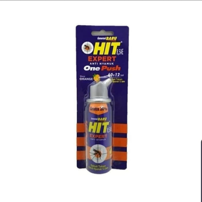 Hit One Push Expert Anti Nyamuk 8.5AE 72 Hari Wangi Orange