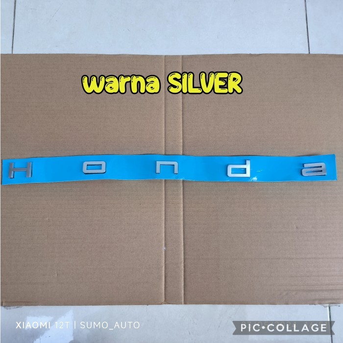 Emblem Tulisan Honda Belakang New Hrv 2022-2024 Vezel Hybrid Japan