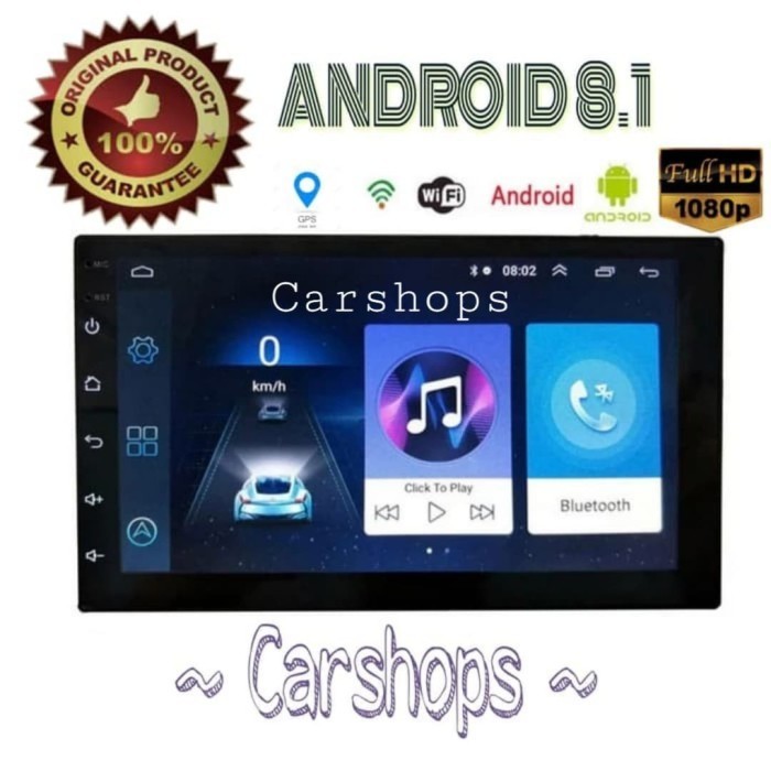 Headunit android doubledin android tv mobil universal