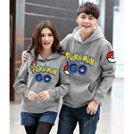 Couple Sweater Hoodie Pokemon Go