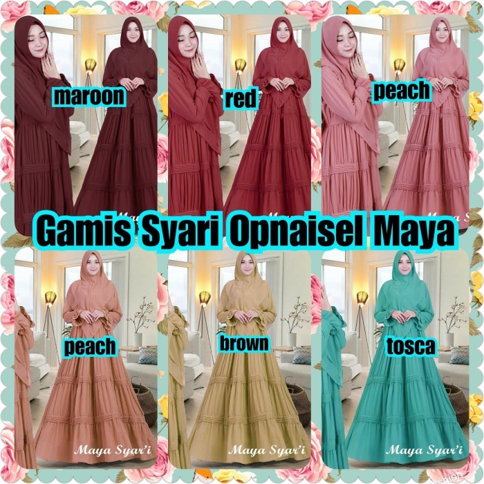 Gamis Syari Opnaisel Maya