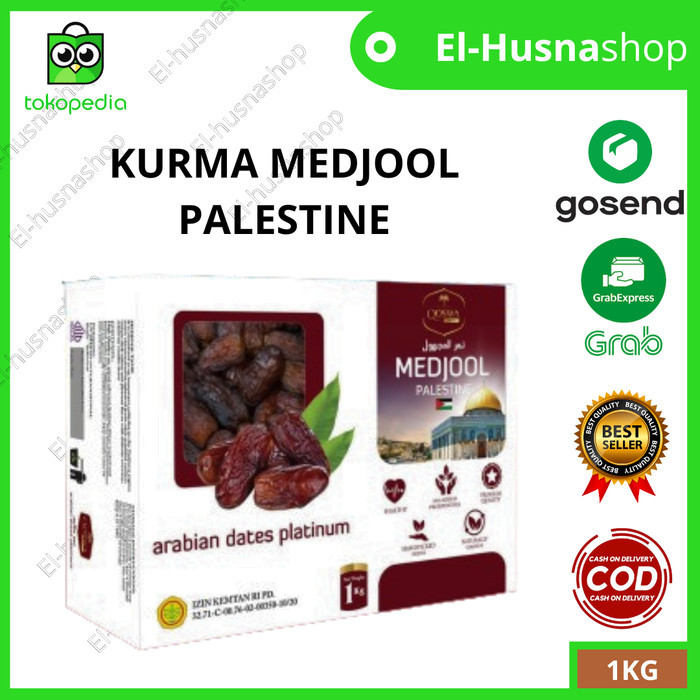 

Kurma Medjool Palestina 1kg Jumbo Premium Korma Medjol Palestine Asli