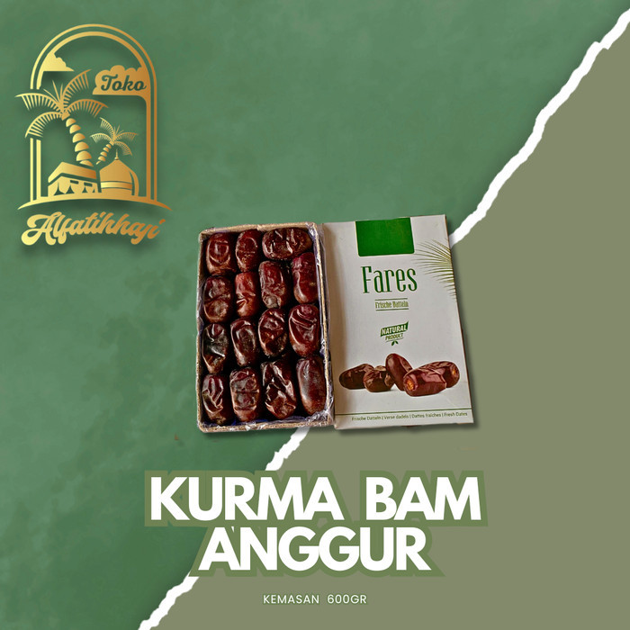 

Kurma Bam Mazafati Kurma Anggur 12 Box x 600gr