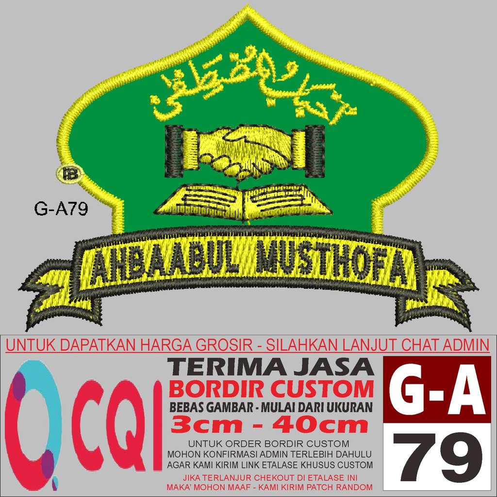 G-A79 AHBAABUL MUSTHOFA  -OCQI EMBROIDERI TESTIMONI