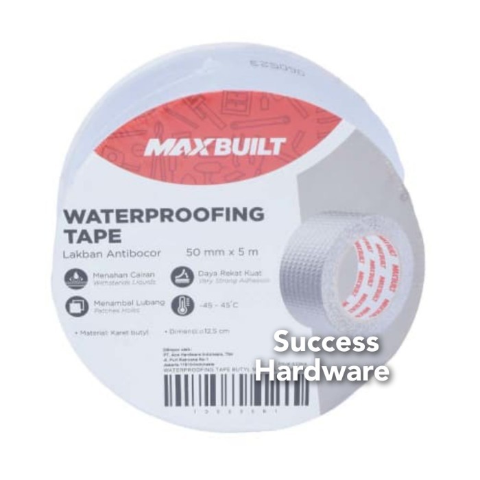 

Terbaru!! Maxb 5 Mtr Selotip Tahan Air Butyl 50 Mm - Silver/Tape Waterproof Buty Packing Aman