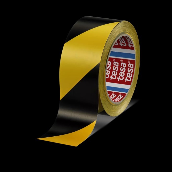 

Promo Tesa Floor Marking Tape Zebra Yellow Black 50Mm X 33M Cod