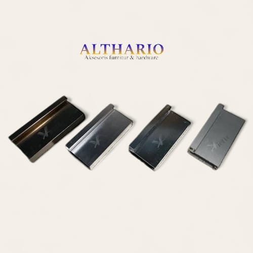Frame Alumunium Kaca Pintu Lemari Kitchen Profil Lis Bingkai Fa 128 Ready