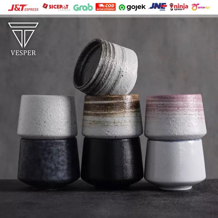japanese coffee tea cup galaxy 200ml gelas cangkir teh kopi latte art