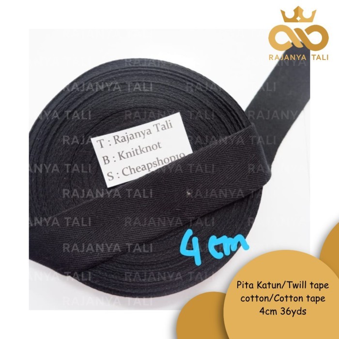 

Sale Pita Katun/Twill Tape Cotton/Cotton Tape 4Cm 36Yds