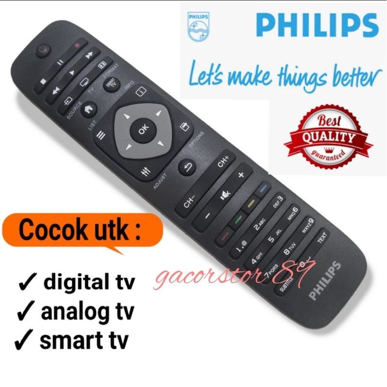 Remot Tv Led Philips Smart Tv Digital Tv