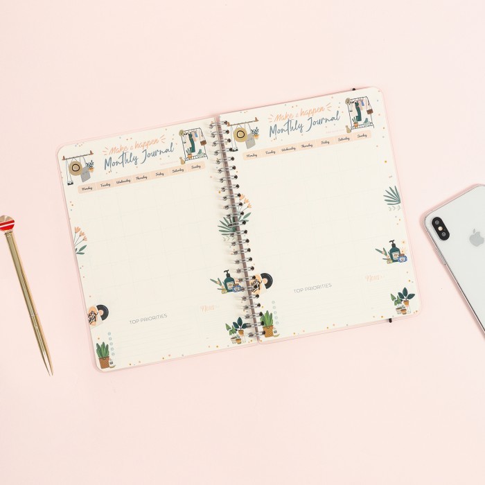 

Sale Bukuqu Notebook Spiral A5 - Sm020 Monthly Journal