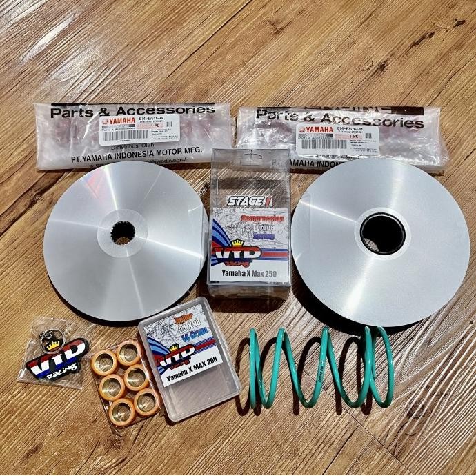 Paket Upgrade Pulley CVT Rumah Roller DZM Racing Yamaha Xmax 250