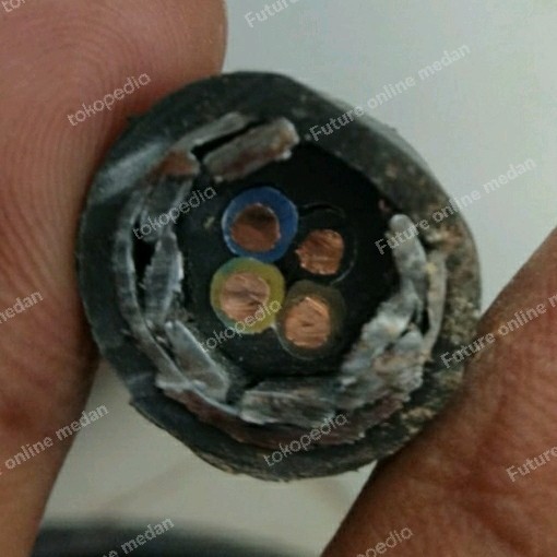 Ready stock] Kabel Listrik Nyfgby Nyrgby 4x2,5 supreme Metal/ Extrana 4 x 2.5 / 1m