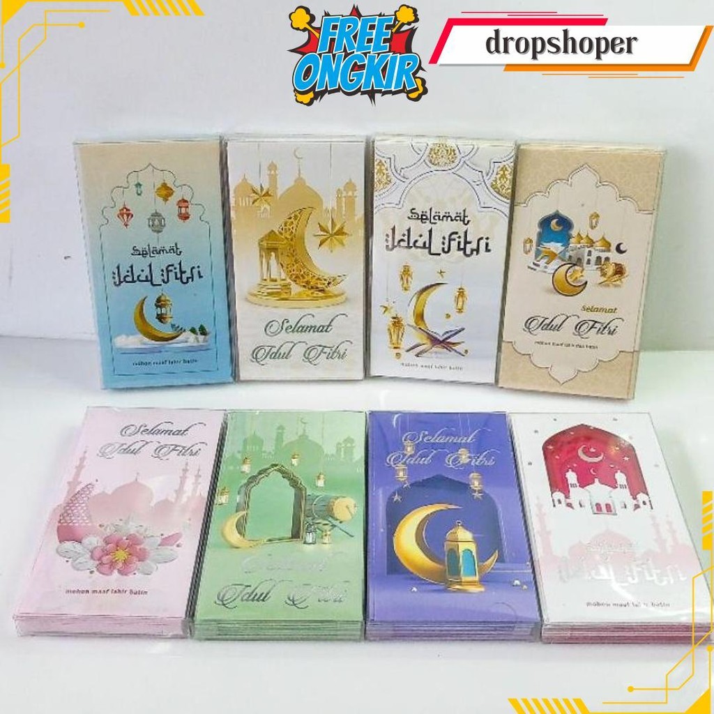 

Amplop Lebaran Idul Fitri Panjang Isi 50/25/30 Pcs Angpao Lebaran Idul Fitri Motif Islamiah Termurah Banget