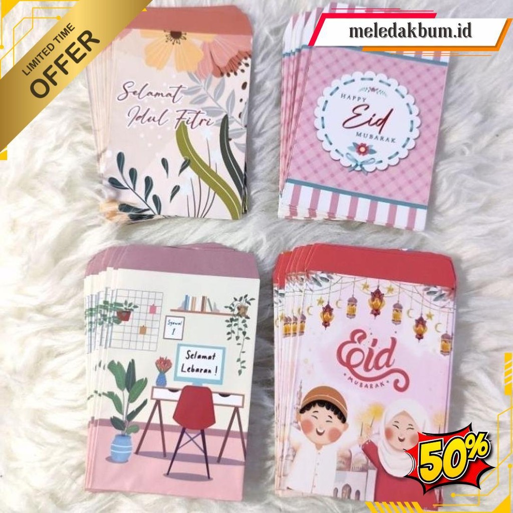 

Isi 10 Pcs - Amplop Lebaran Medium 2025 Cod