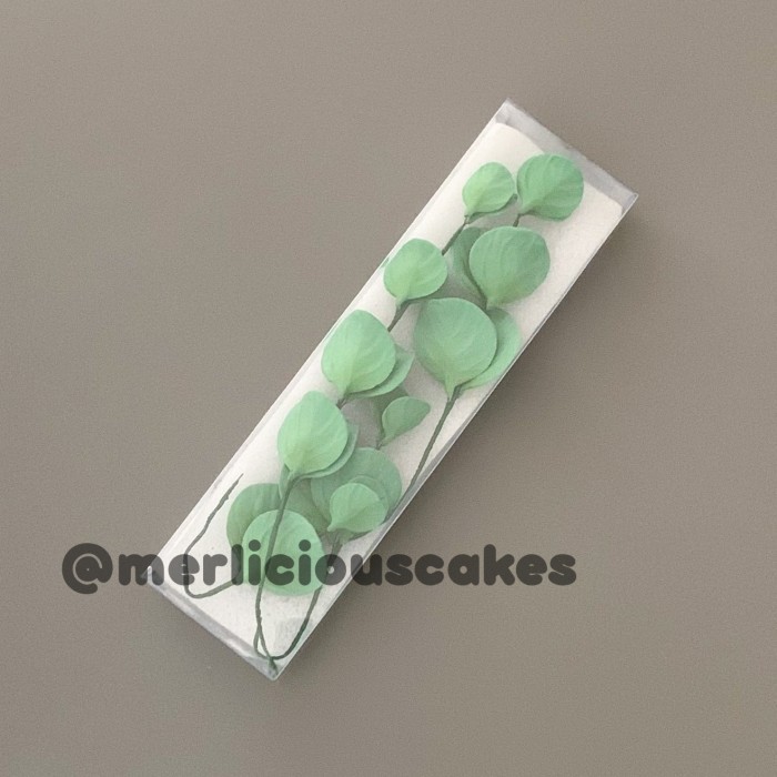 

#@#@#@#@] Rangkaian Daun Eucalyptus Leaf Gumpaste Flower Cake Kue Topper