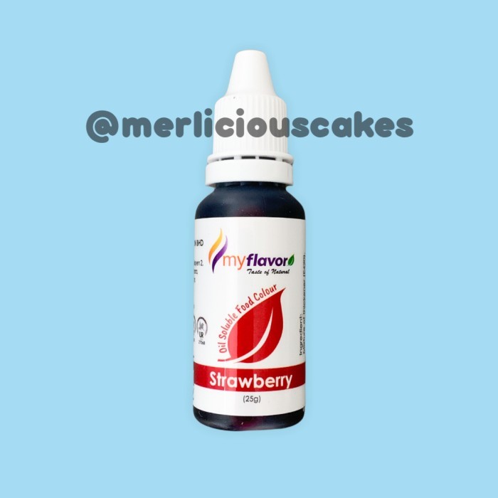 

{{{{{{] Strawberry Oil My Flavor Food Colour Pewarna Makanan Buttercream