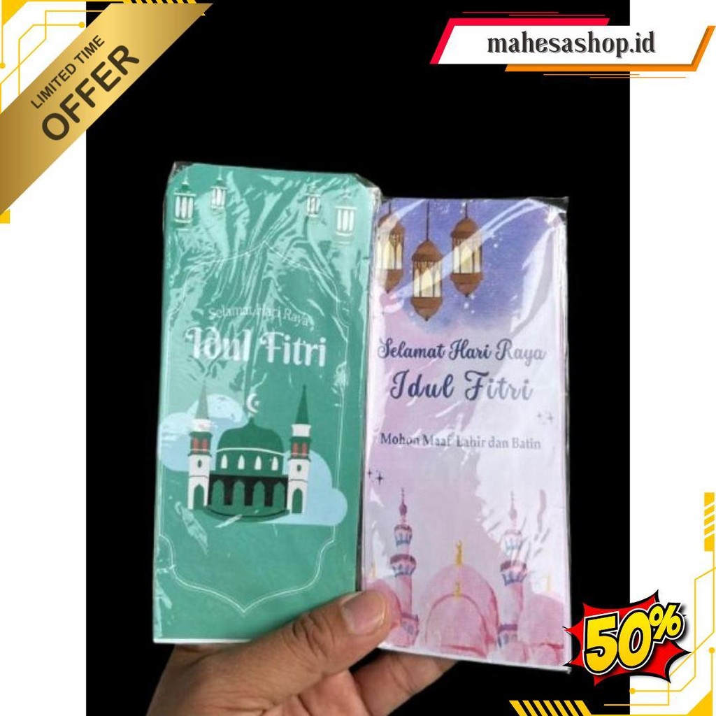 

Paket 50 Pcs Amplop Lebaran Idul Fitri Ukuran Jumbo Motif Masjid Aestethic 2025 Original Produk