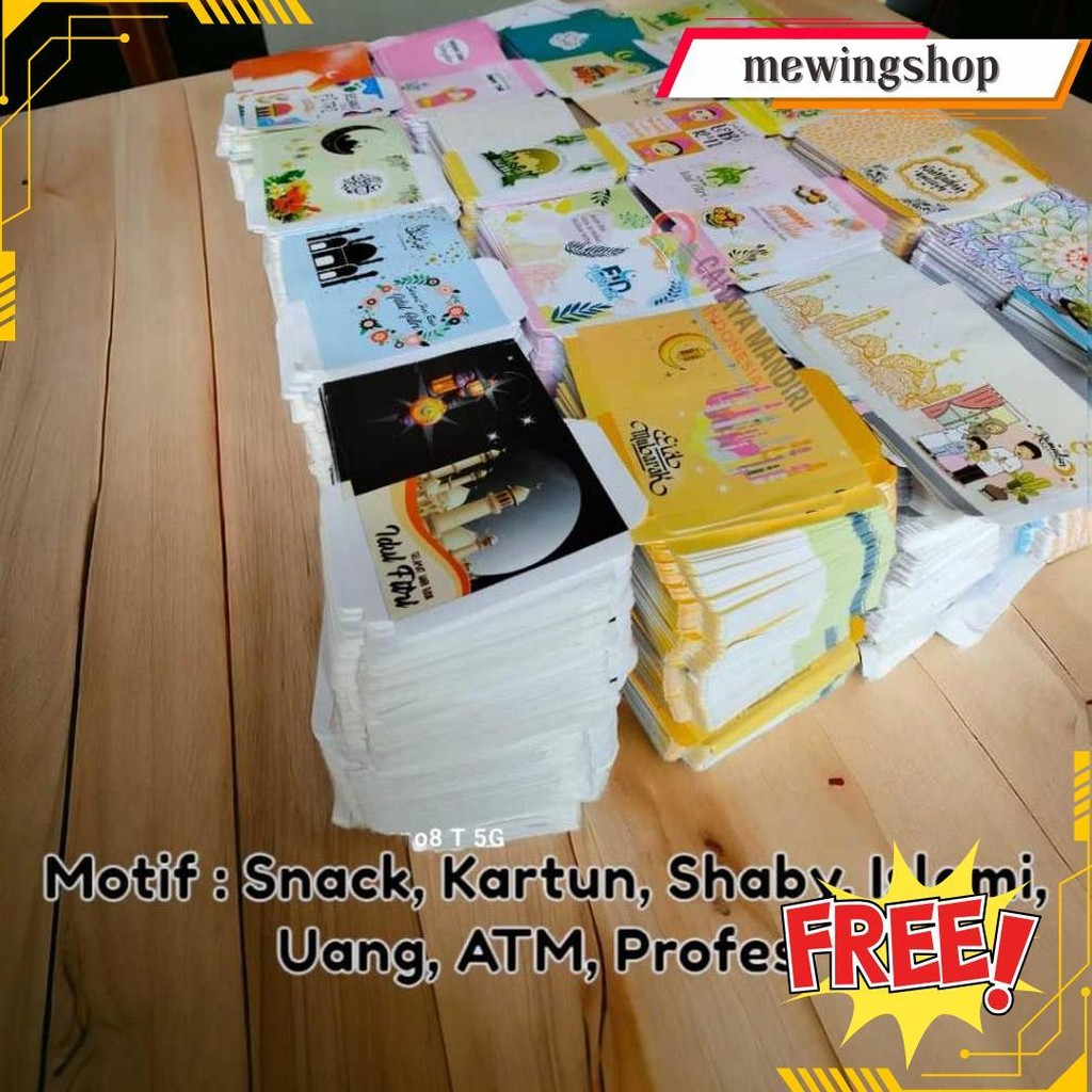 

Amplop Angpao Lebaran Shabby (Isi 10 Pcs) Terlaris