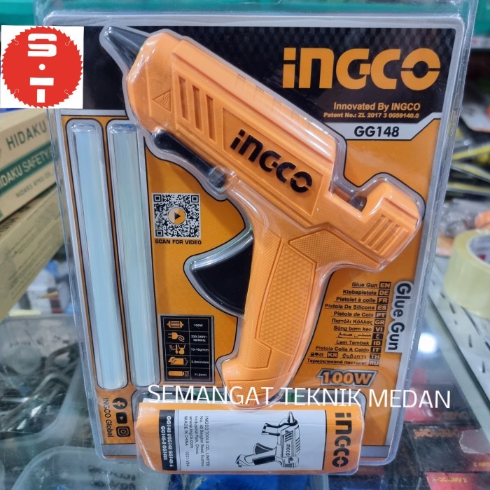 cusss order] GLUE GUN ALAT LEM TEMBAK LEM TANGAN 100 WATT INGCO