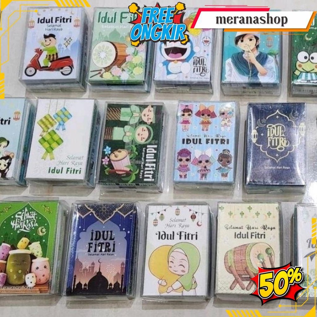 

Amplop Lebaran Isi 50 Mix Bisa Cod