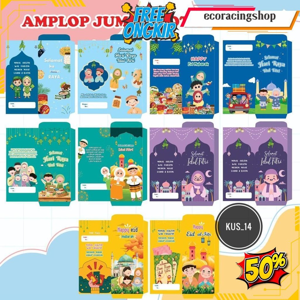 

Paket 50 Pcs Amplop Lebaran 2025 | Amplop Thr Murah Cod