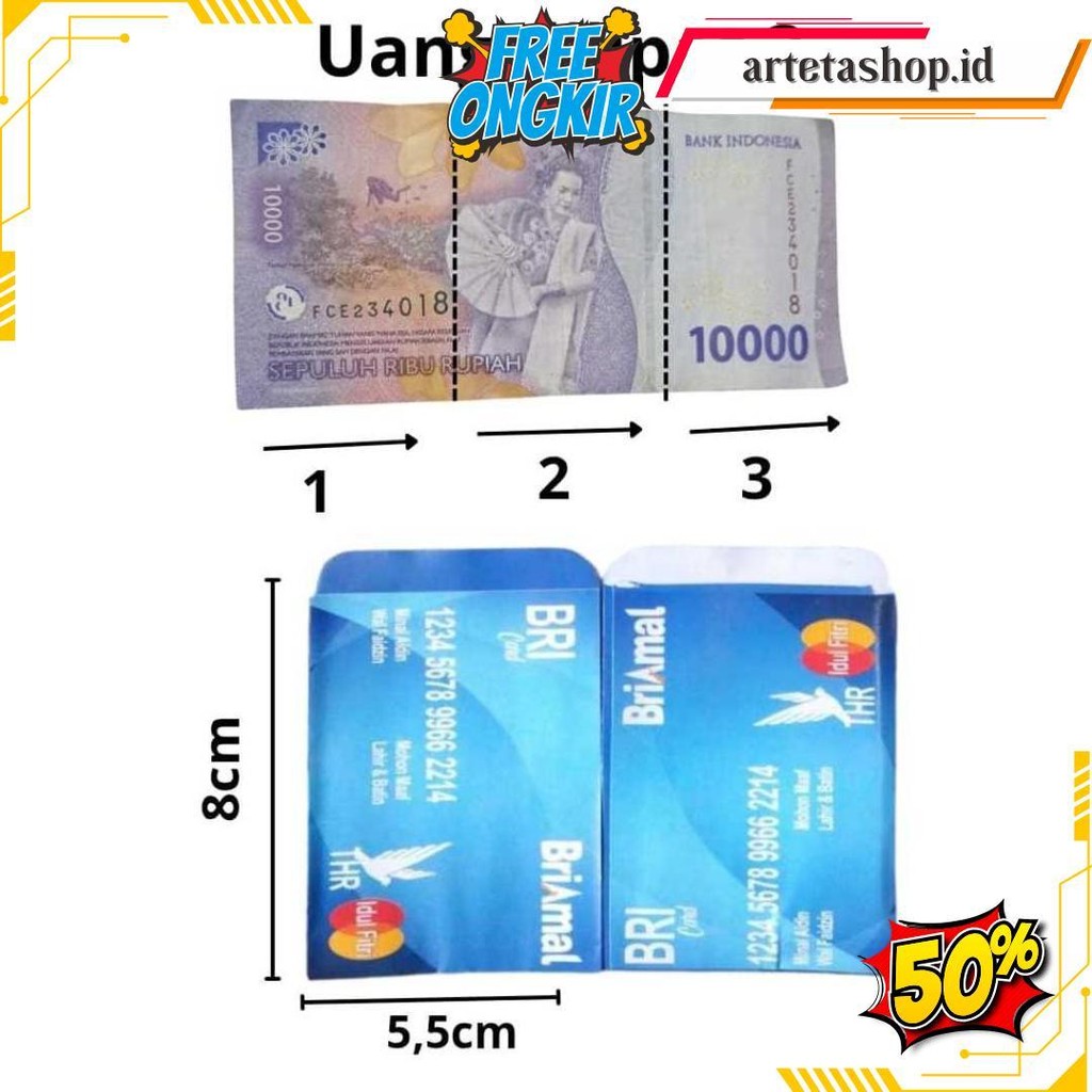 

Amplop Lebaran Mini Bank & Profesi Isi 10 Lembar Siap Kirim